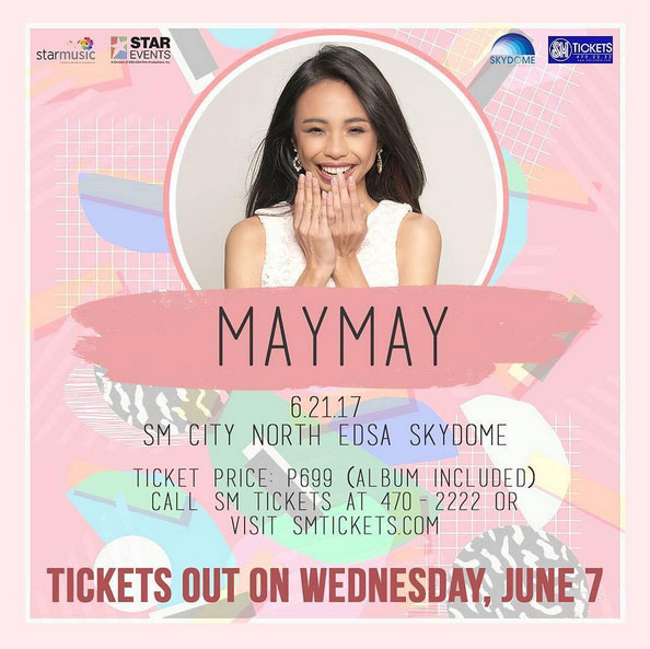 Tickets for Maymay Entrata’s album launch at SM Skydome to be available