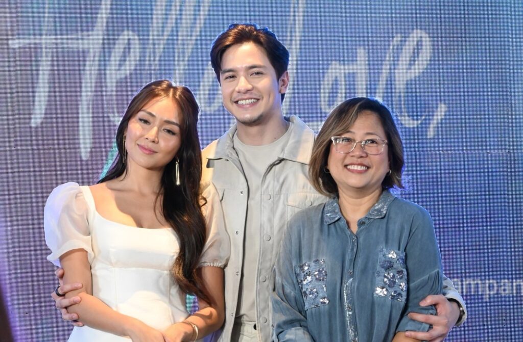 Kathryn Bernardo and Alden Richards with Direk Cathy