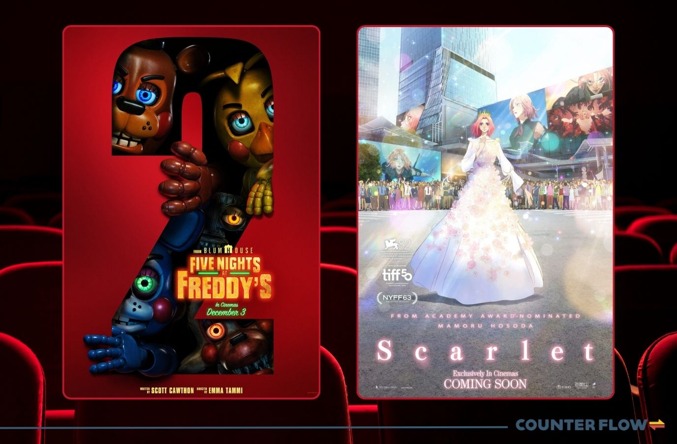 December movie lineup features ‘Five Nights at Freddy’s 2’ and Hosoda’s ‘Scarlet’