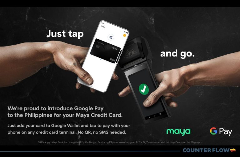 Just tap and go when you link your Maya Credit Card to Google Pay!