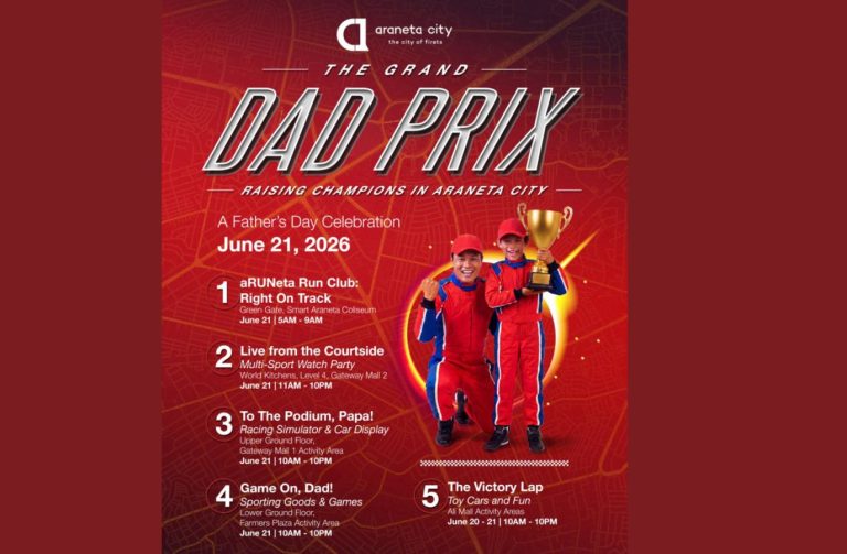 Have a Grand Prix Celebration for Father’s Day at Araneta City