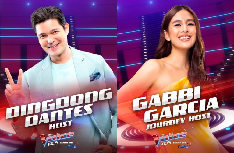 Dingdong Dantes returns as host, Gabbi Garcia joins “The Voice Kids” as journey host