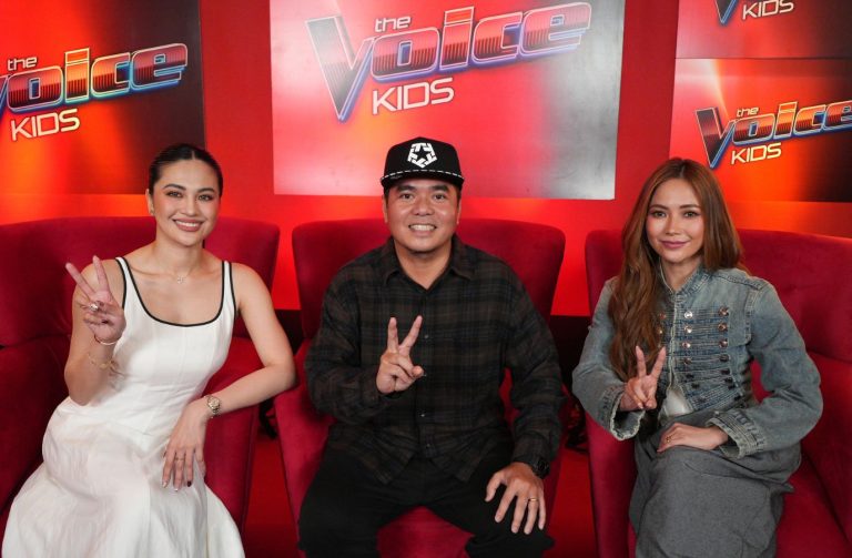 Julie Anne, Yeng, and Gloc-9 are the newest coaches of The Voice Kids!
