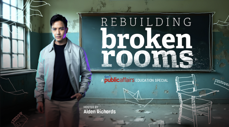 Rebuilding Broken Rooms: Alden Richards sheds light on the Philippines’ learning crisis