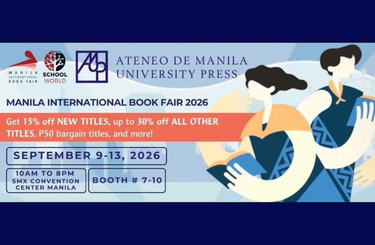 Ateneo Press, ADMU Journals bring great reads to MIBF 2026, Sept. 9-13 at SMX Convention Center Manila
