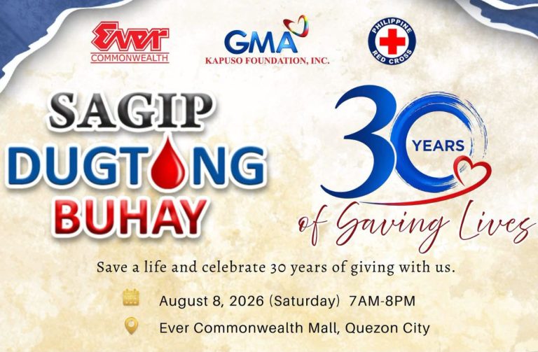 GMA Kapuso Foundation marks 30 years of saving lives through Sagip Dugtong Buhay