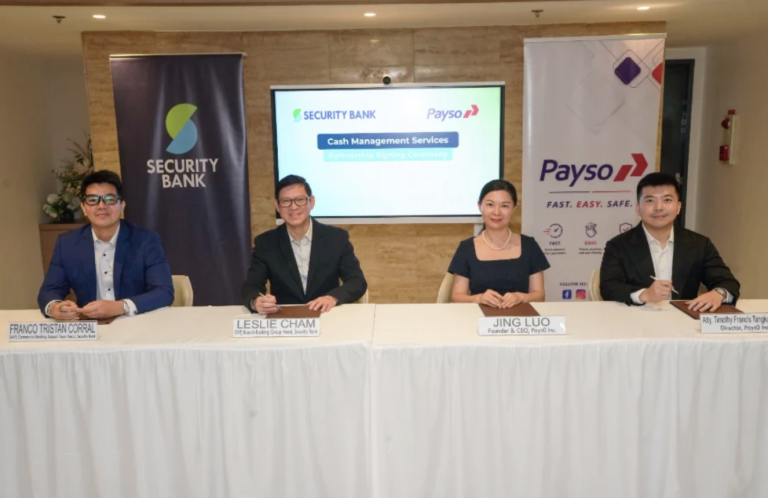 Security Bank, Pays0 partner to streamline digital payments for businesses