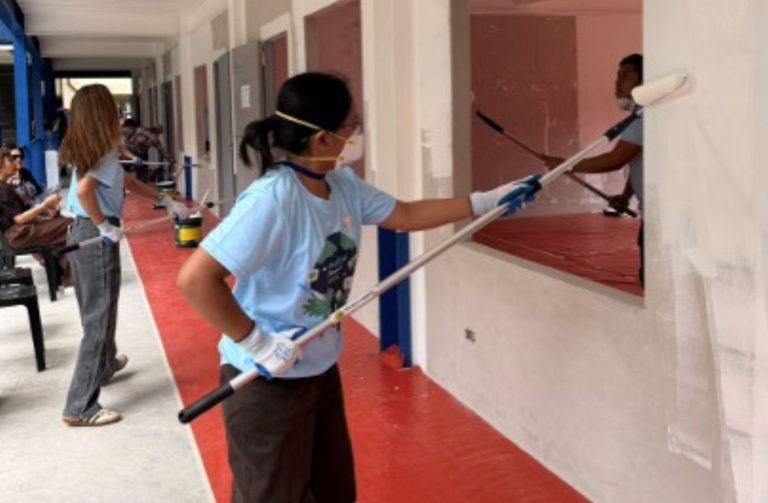 Security Bank employees help create better learning spaces for Iloilo students