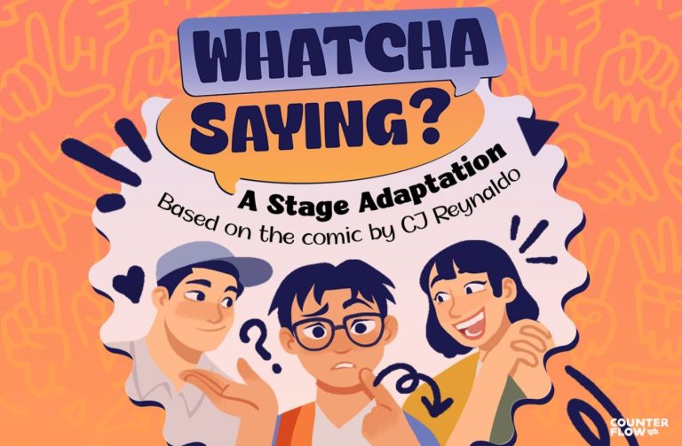 Deaf artist CJ Reynaldo’s comic ‘Whatcha Saying?’ comes to life on stage in Quezon City and La Union